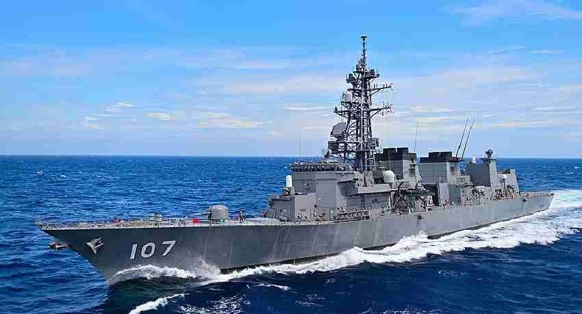 Japanese Destroyer reaches the Colombo Port